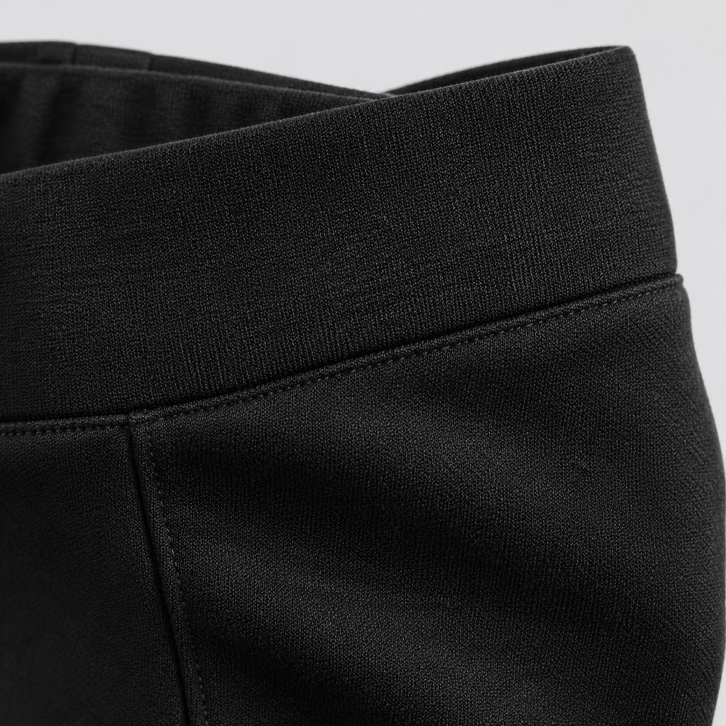Ponte Leggings in Black — wholesale apparel product photo — view 2