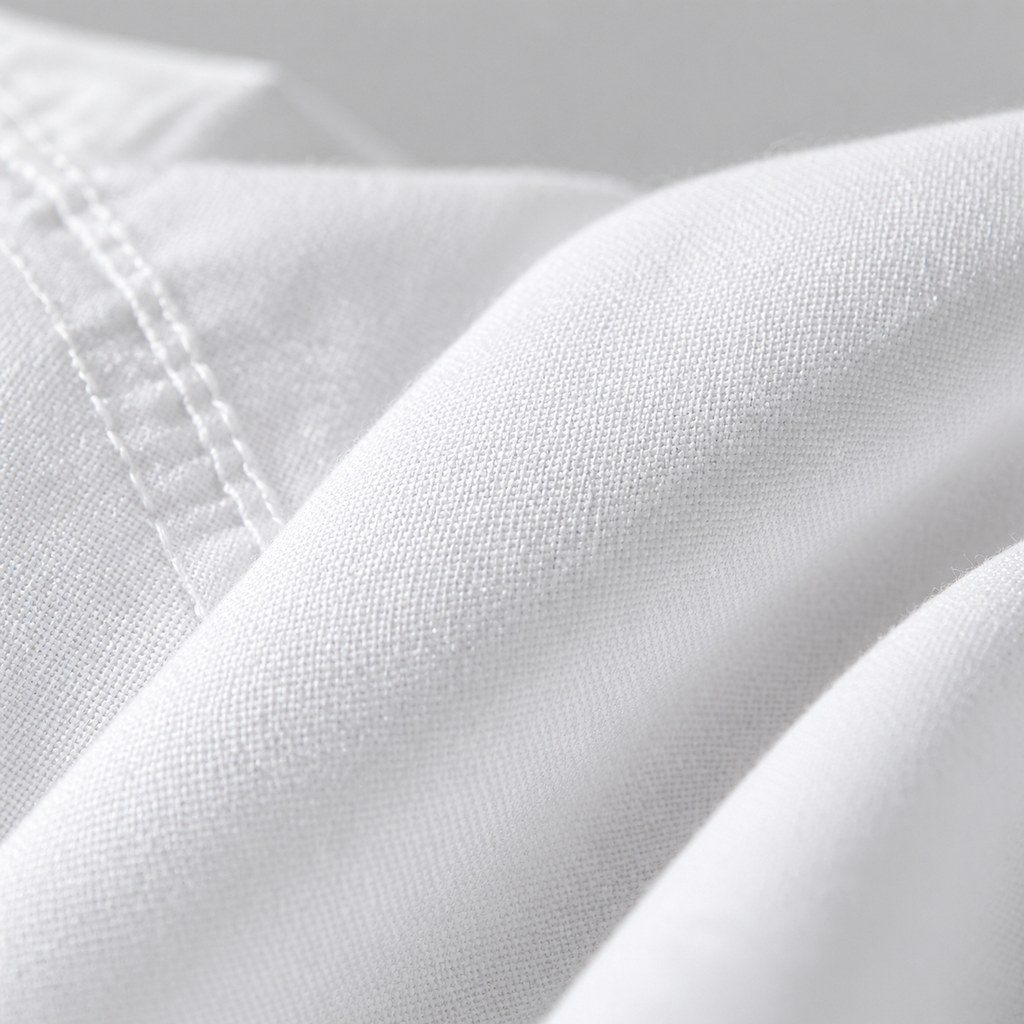 Poplin Shirt Dress in White — wholesale apparel product photo — view 2