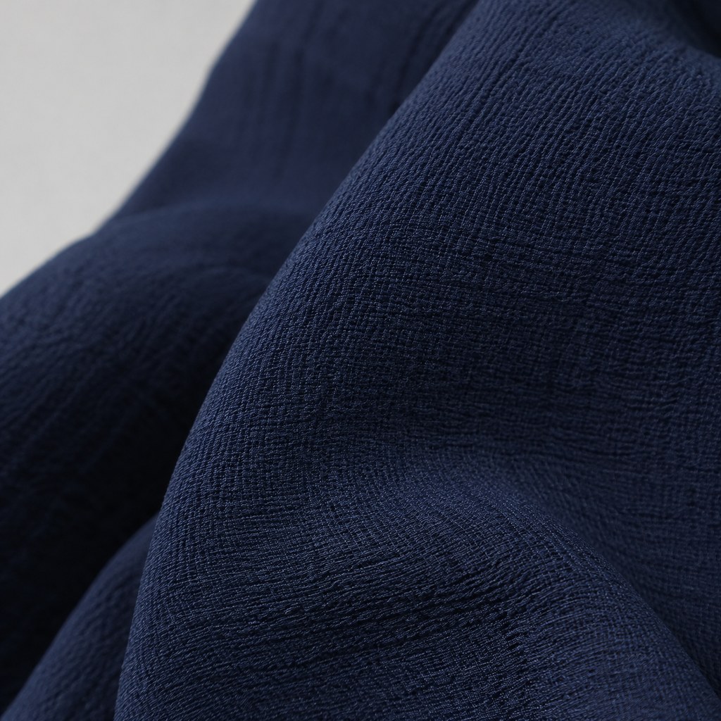 Wrap-Tie Midi Skirt in Navy — wholesale apparel product photo — view 2